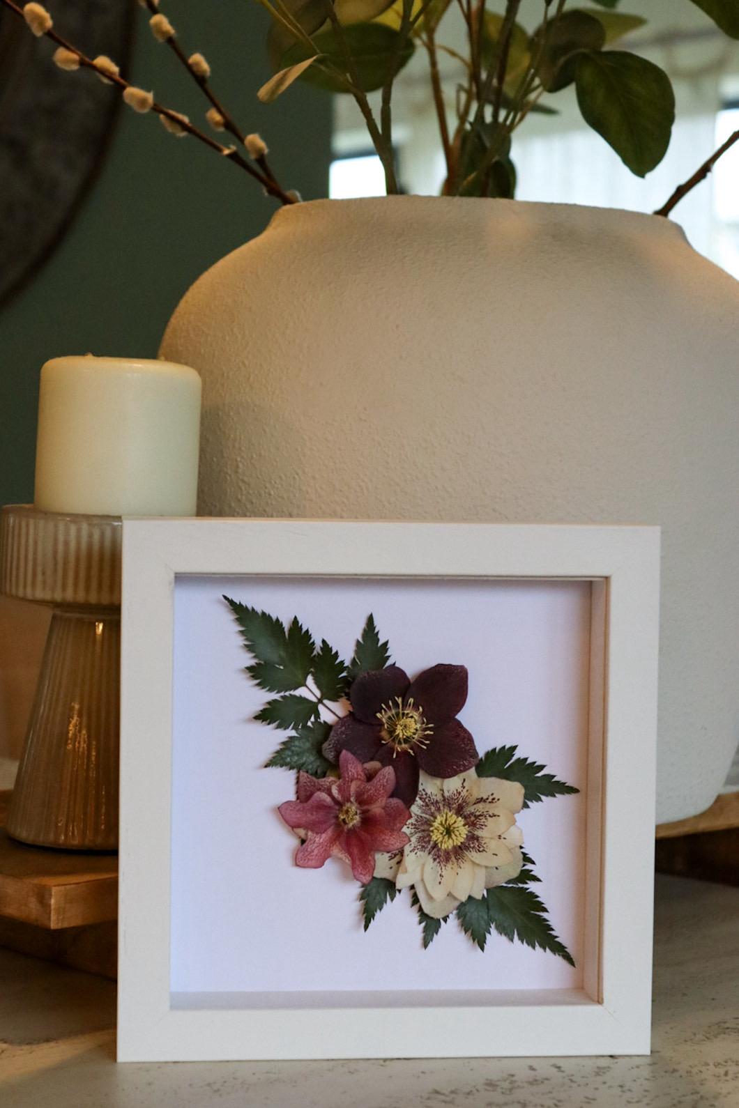 Hellebores Flower Frame